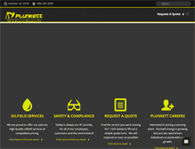 Tablet Screenshot of plunkettenergy.com